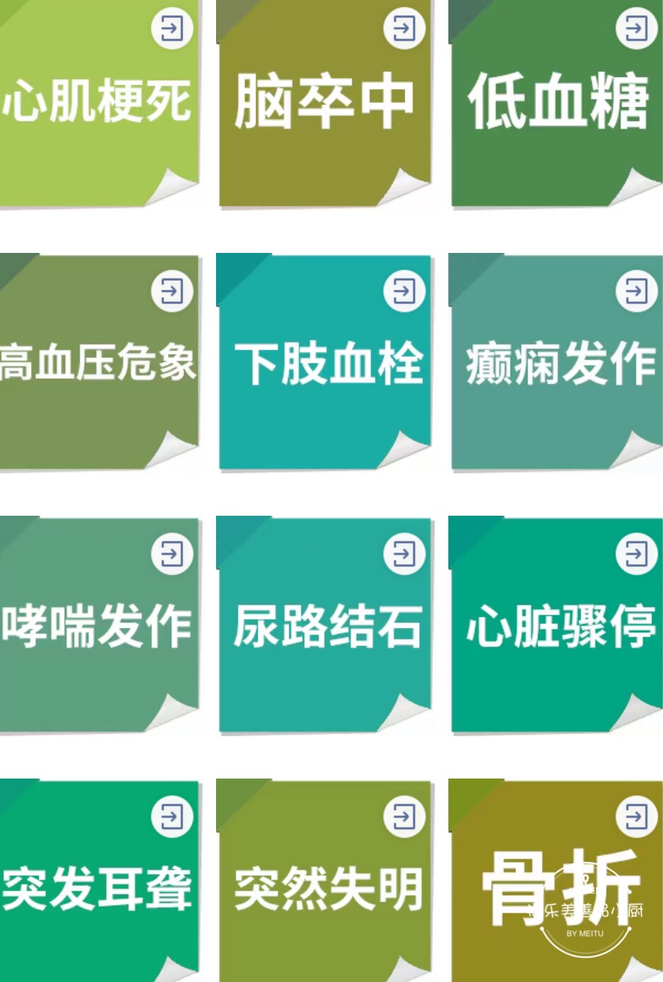 12个突发危急疾病处理办法，值得分享