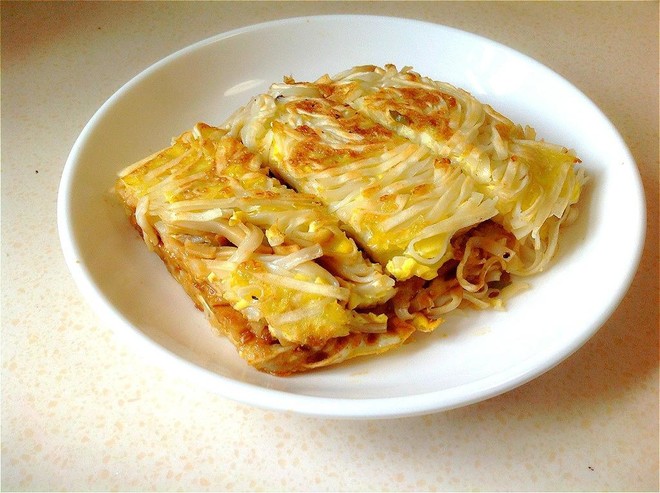 香脆酥软的挂面煎饼，做法很简单 