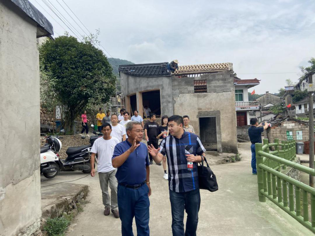 舟山市嵊泗县农业农村局领导到金秋家园•长塘头村开展调研